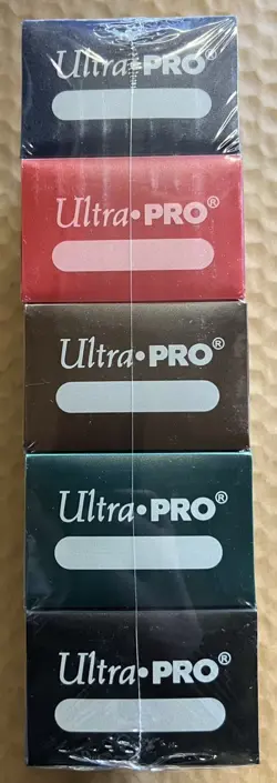 Ultra Pro Set Of 5 Light Color Deck Boxes Magic Pokemon YuGiOh Card Storage Box - Image 2