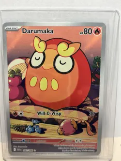 Pokemon TCG Black Bolt Darumaka Card 97/86 IR - Image 1