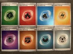 Pokemon Shrouded Fable Holo Energy Rare Complete Set (8 Cards) NM - Image 1