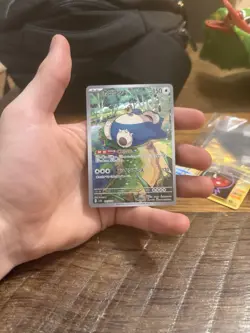 Pokemon TCG Snorlax Holo Card 181/165 Sv2a: 151 Art Rare Japanese Edition NM - Image 1