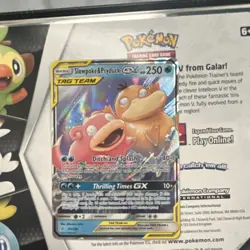 Slowpoke & Psyduck GX TAG TEAM Ultra Rare Holo Pokemon Card Unified Minds 35/236 - Image 1
