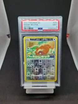 Bidoof (Ditto) 059/078 - Pokemon GO - PSA - Pokemon Card (Equiv. CGC BGS) - Image 1