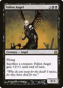 Fallen Angel 1x MtG Commander 2011 CMD SP/NM - Image 1