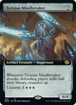 1x Lightly Played, English Terisian Mindbreaker - Extended Art - The Brothers' W - Image 1