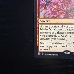 Soul Immolation Mythic Regular MTG Lorwyn Eclipsed #156 NM - Image 4