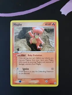 Pokemon Magby 58/92 EX Legend Maker Yuka Morii LP Condition - Image 1