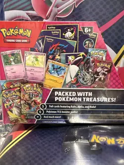(5) NEW/SEALED ‘Collector Chest’~ Pokemon Lunch Boxes~6 booster Packs Per Box~ - Image 2