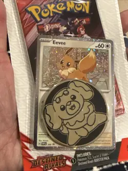 2X Pokemon Destined Rivals Checklane Blister Packs - One Of Each Eevee & Zarude - Image 4