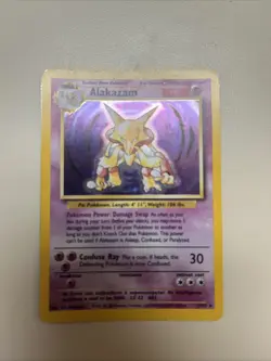 1999 Pokemon TCG Alakazam Base Set Holo 1/102 - Image 1