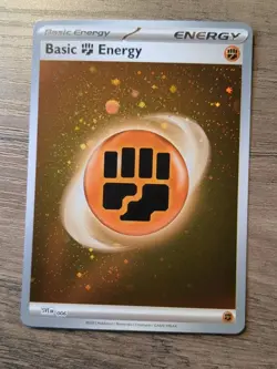 Fighting Energy 006 (Cosmo Holo) SV: Scarlet and Violet 151 Pokemon TCG 2023 NM - Image 2