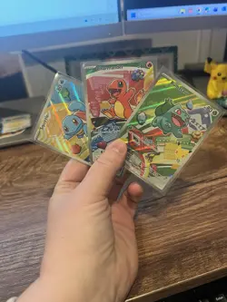 Pokemon TCG First Partner Illustration Collection Series 1 Kanto GEN 1 Starters - Image 2