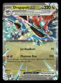 Dragapult ex - 130/167 - Double Rare - Twilight Masquerade - Pokemon - NM/M - Image 1