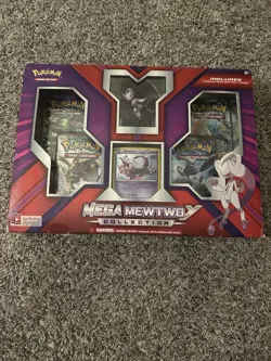 Pokemon TCG: Mega Mewtwo Y Figure Collection Box XY ERA 2015 New Factory Sealed - Image 1