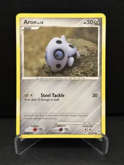 Pokemon TCG Aron 71/123 Mysterious Treasures Regular Common Yuka Morii - Image 1