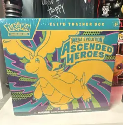 Pokemon Elite Trainer Box Mega Evolution Ascended Heroes Dragonite English - Image 1