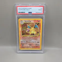 Pokemon Charizard 4/102 Base Set Holo Rare 120 HP PSA 2 Holo Pokemon TCG English - Image 1