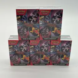 Lot of (5) Pokemon TCG Destined Rivals Booster Bundle Boxes SEALED NEW - Image 1