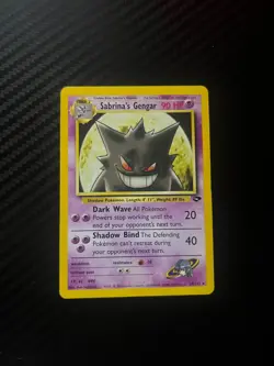 Pokemon TCG Sabrina's Gengar Gym Challenge 29/132 Non-Holo Rare NM - Image 1