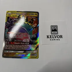 Pokemon TCG Naganadel & Guzzlord GX Tag Team 158/236 SM Cosmic Eclipse NM - Image 1