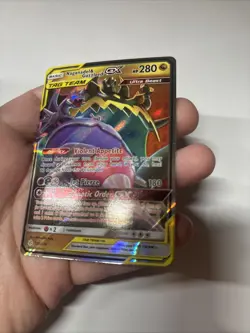 Pokemon TCG Naganadel & Guzzlord GX Tag Team 158/236 SM Cosmic Eclipse NM - Image 5