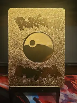 Pokemon Charizard Base Set Gold Foil Fan Art - Image 2
