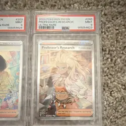 Pokemon TCG Trainer Lot (4) - Erika's Invitation, Drayton, Prof Res, Lillie’s De - Image 3
