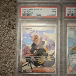 Pokemon TCG Trainer Lot (4) - Erika's Invitation, Drayton, Prof Res, Lillie’s De - Image 4