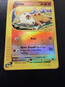 Pokemon TCG Cubone 103/165 Expedition Base Set Reverse Holo LP/MP - Image 4