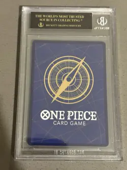 2022 One Piece BROOK BGS 10 BLACK LABEL ST01-011 SUPER PRE RELEASE STRAW HAT C - Image 2