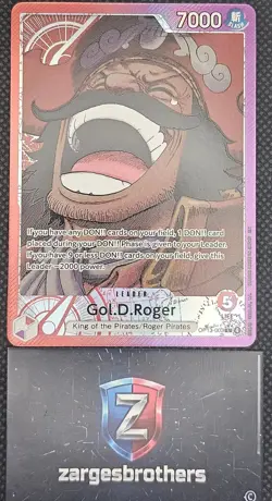 One Piece OP 13 Gol.D.Roger Leader Alt Art Carrying On His Will OP13-003 Eng - Image 1