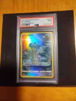 Pokemon TCG Lapras Crown Zenith: Galarian Gallery Holo Card PSA 9 Mint GG05/GG70 - Image 3