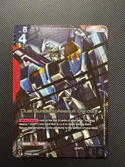 Gundam Card Game Duel Gundam (Assault Shroud) (LR+) GD01-045 English NM Foil - Image 1