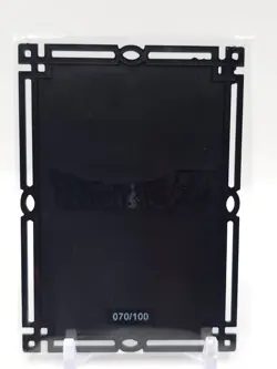 Goddess Story - Black Metal Waifu Trading Card - Goku - NUMBERED 070/100 - Image 2