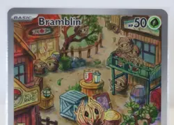 Pokemon Bramblin 198/193 Paldea Evolved Full Art Holo Illustration Rare Card - Image 2