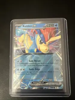 POKEMON KELDEO EX 030/086 DOUBLE RARE HOLOFOIL WHITE FLARE NM CARD - Image 2