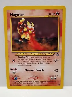 Pokemon TCG Card Game Magmar #44 Black Star Promo Card Unplayed - Image 1