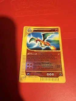 Charizard 6/165 Reverse Holo Expedition E-Reader Series 2002 English Played Card - Image 1