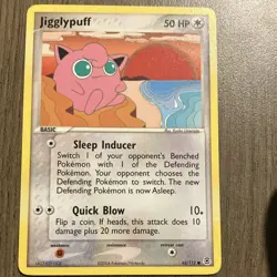 Pokemon Jigglypuff EX FireRed & LeafGreen 65/112 Common 50 HP Basic Regular Card - Image 1