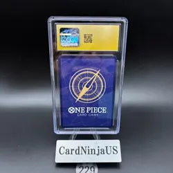 CGC 10 PRISTINE Usopp Parallel ST01-002 C 25th Edition ONE PIECE Card Game 229 - Image 2