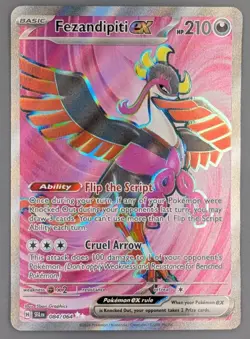 Fezandipiti ex Ultra Rare 084/064 SFA ENG SV Shrouded Fable NM Pokemon Card TCG - Image 1