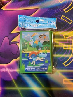 Pokemon Center Japan Card Sleeves Keldeo 64 Count - NEW US Seller - Image 1