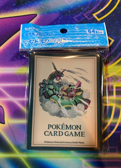 Pikachu Adventure Rayquaza Pokemon Center Japan Card Sleeves 64 Count NEW - Image 1