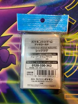 Pikachu Adventure Rayquaza Pokemon Center Japan Card Sleeves 64 Count NEW - Image 2