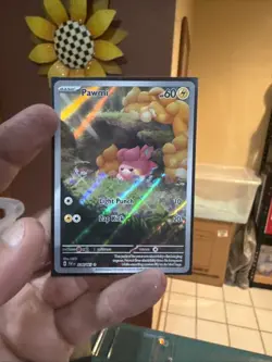 Pawmi Pokemon Trading Card Holo Rare Sword & Shield Set - Image 1