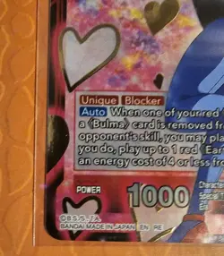 Dragon Ball Super Card Game, Bulma the Bunny Girl Holo BT10-011 SR 2022 - Image 2
