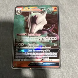 Pokemon Alolan Marowak GX SM187 SM-P Promo Holo 200 HP Pokemon Card - Image 1