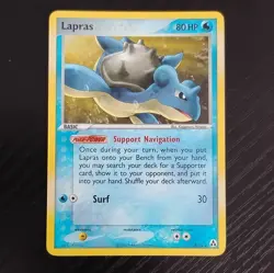 Pokemon Lapras Legend Maker Holo Rare Card 8/92 HP80 2006 TCG - Image 1