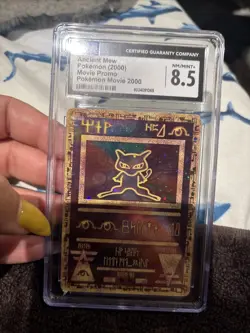 Pokemon the Movie 2000 Ancient Mew Promo Card, Sealed, Near Mint Condition 8.5 - Image 3