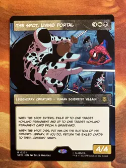 MTG Borderless The Spot, Living Portal Marvel's Spider-Man Rare Near-Mint!! - Image 1
