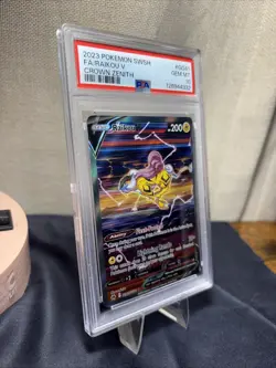 PSA 10 Raikou V GG41/GG70 Crown Zenith Alternate Art Pokemon Card FA 2023 - Image 2